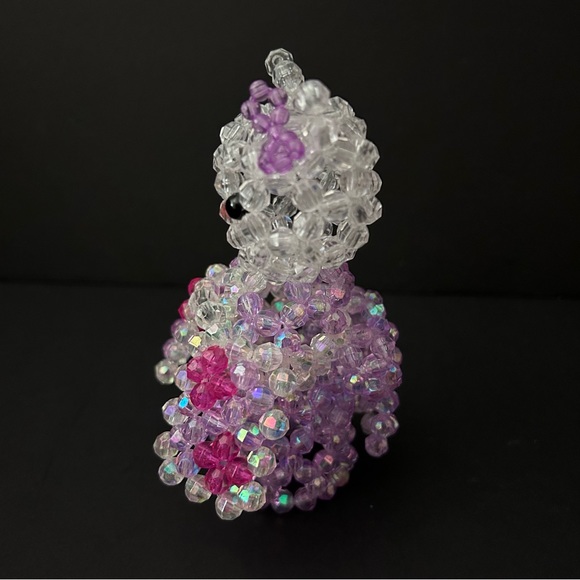 3D beaded cats - set of 2 - Picture 10 of 14